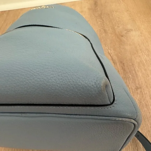 Kate Spade Blue Leather Backpack - Picture 8 of 16